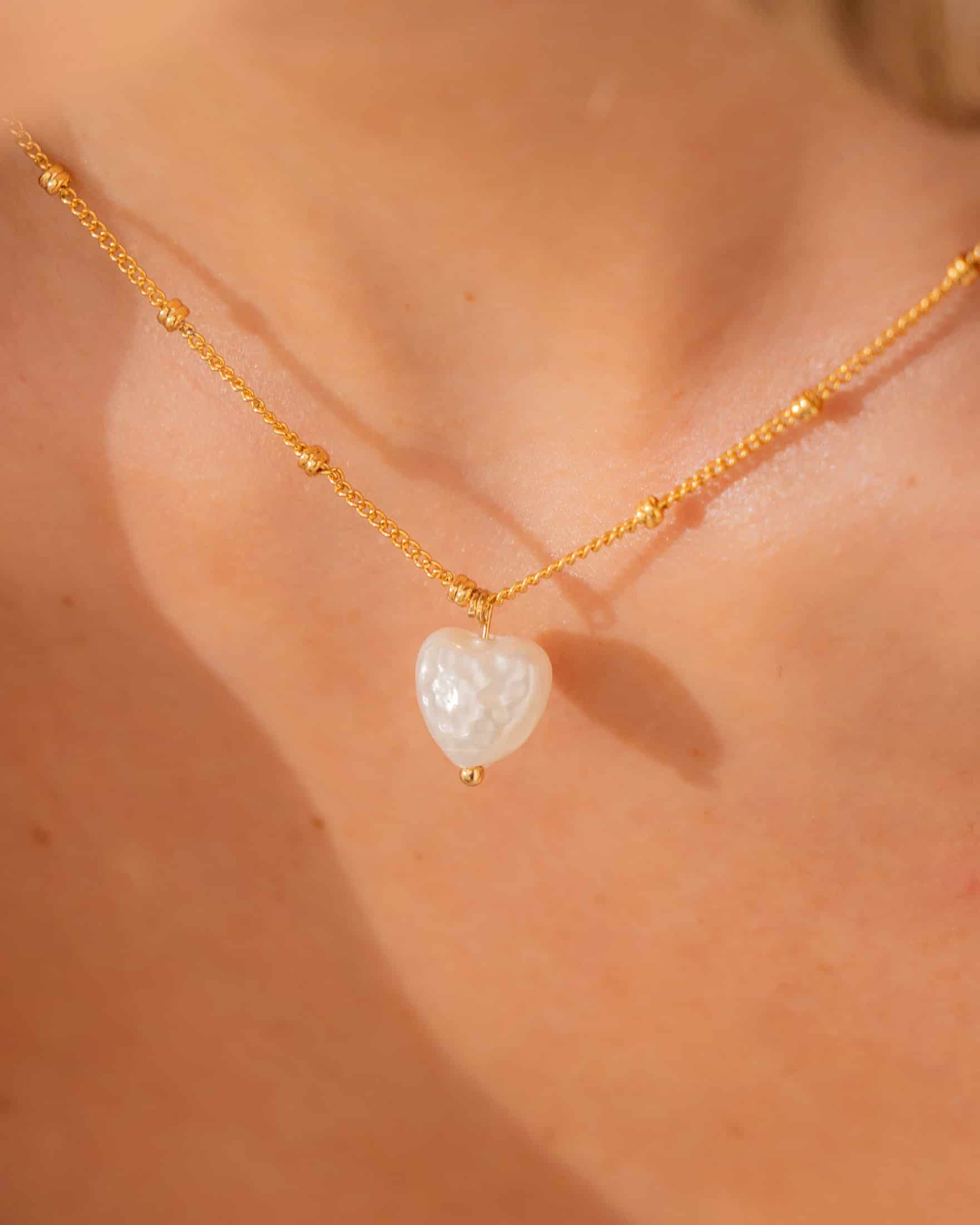Collar Corazón Perla - miniatura 1