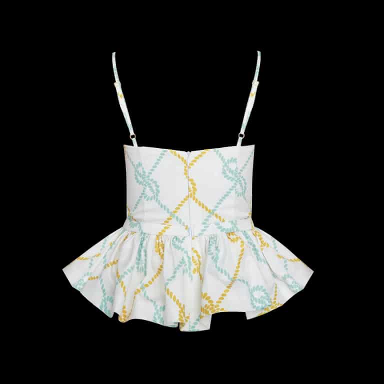 Camille Peplum Top - miniatura 2
