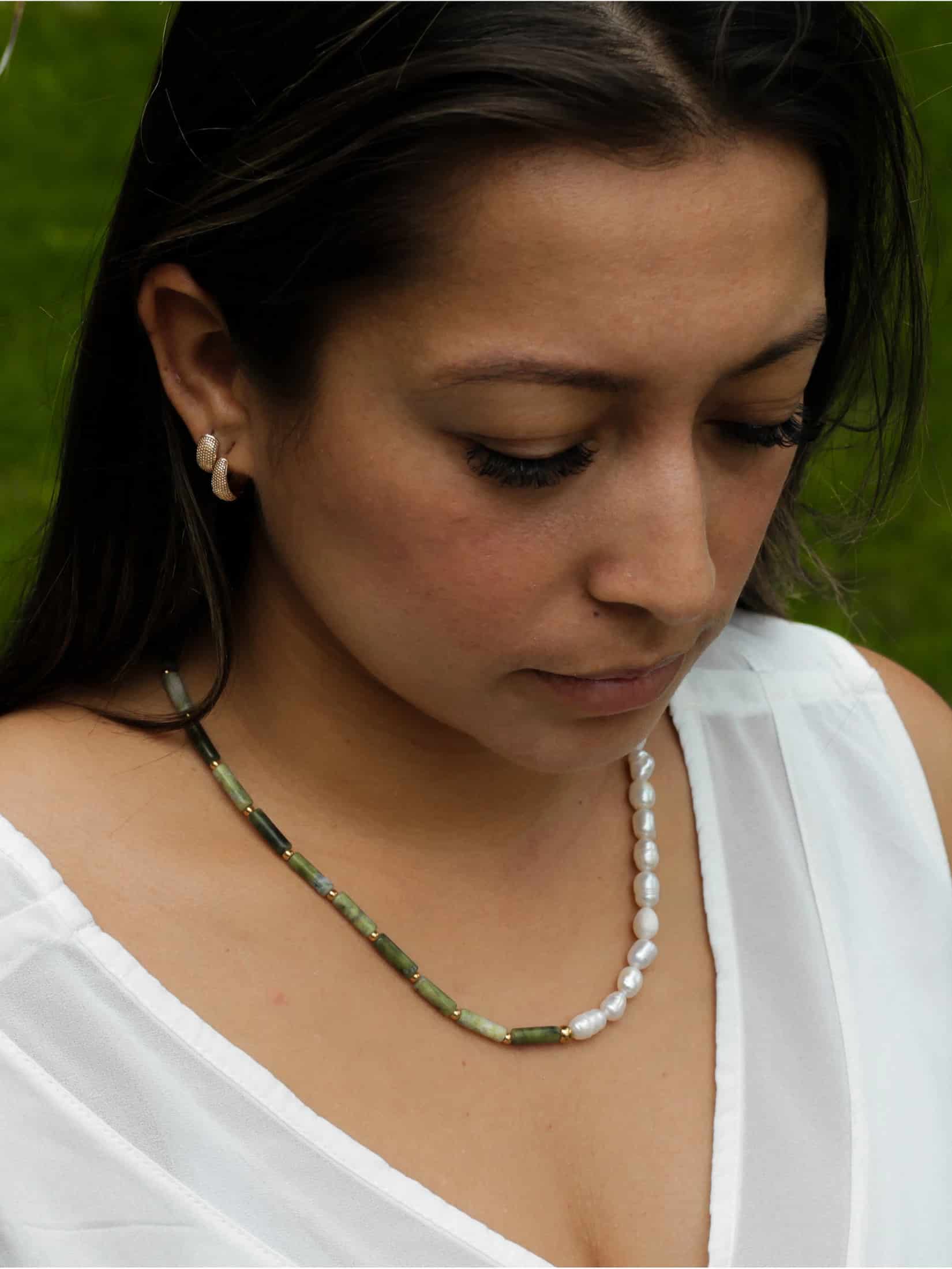 Collar Perla de Rio y Jade - miniatura 3