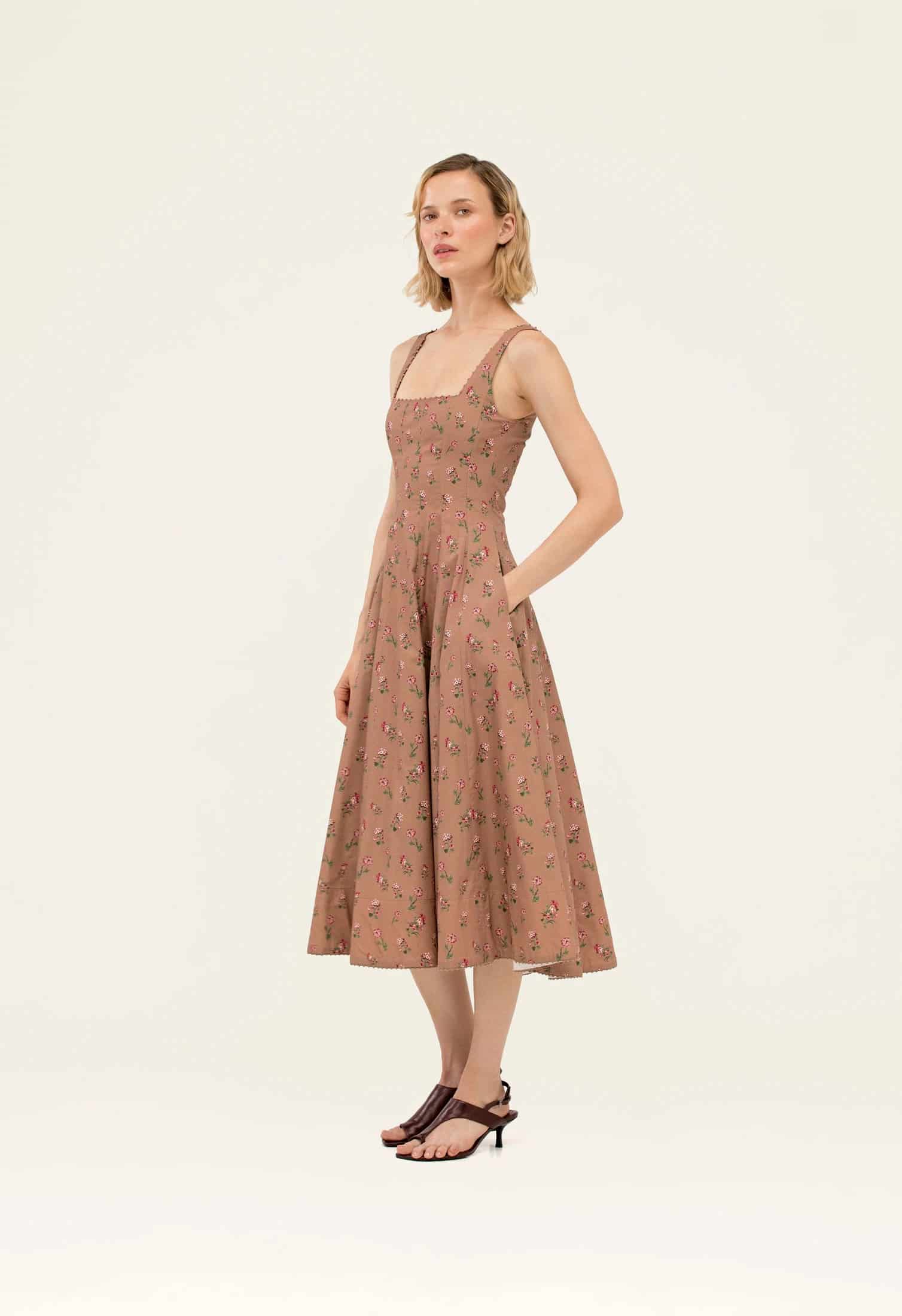 Frontera Quebrada Midi Dress - miniatura 3
