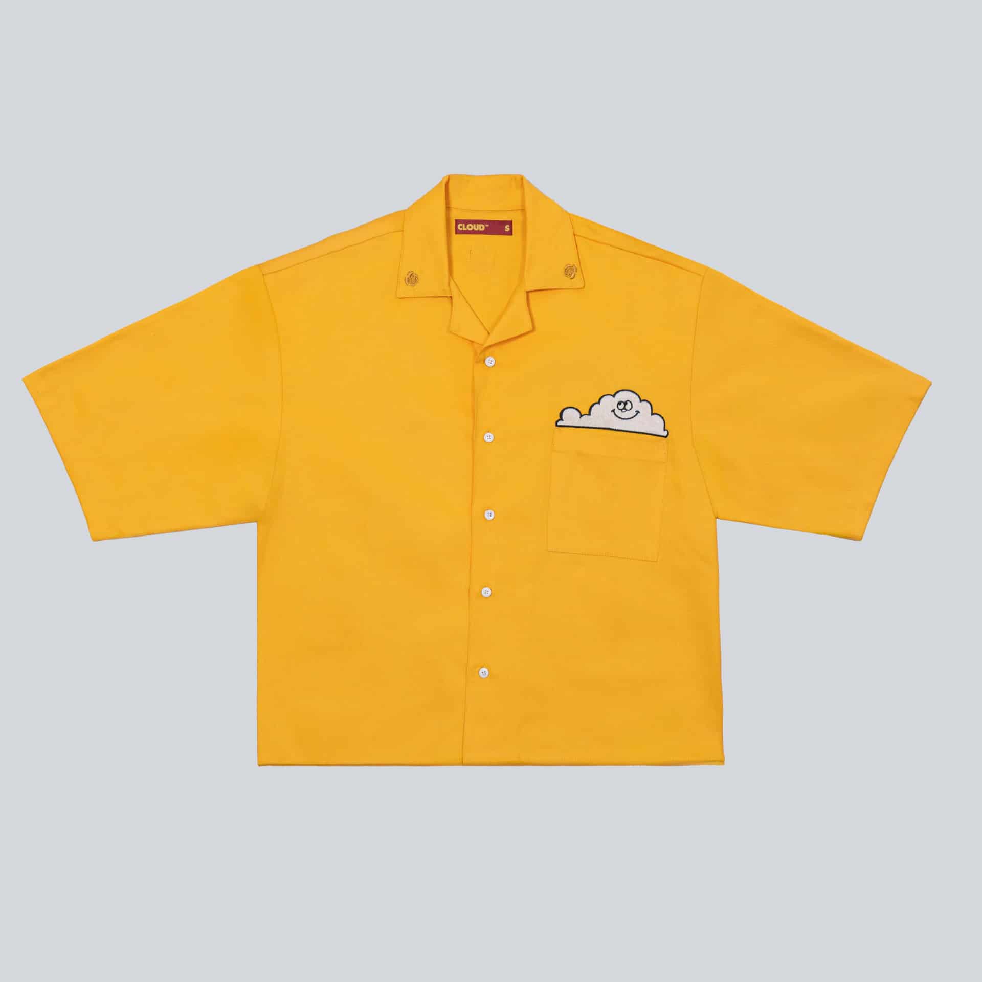 Camisa de botones nube amarilla - miniatura 1
