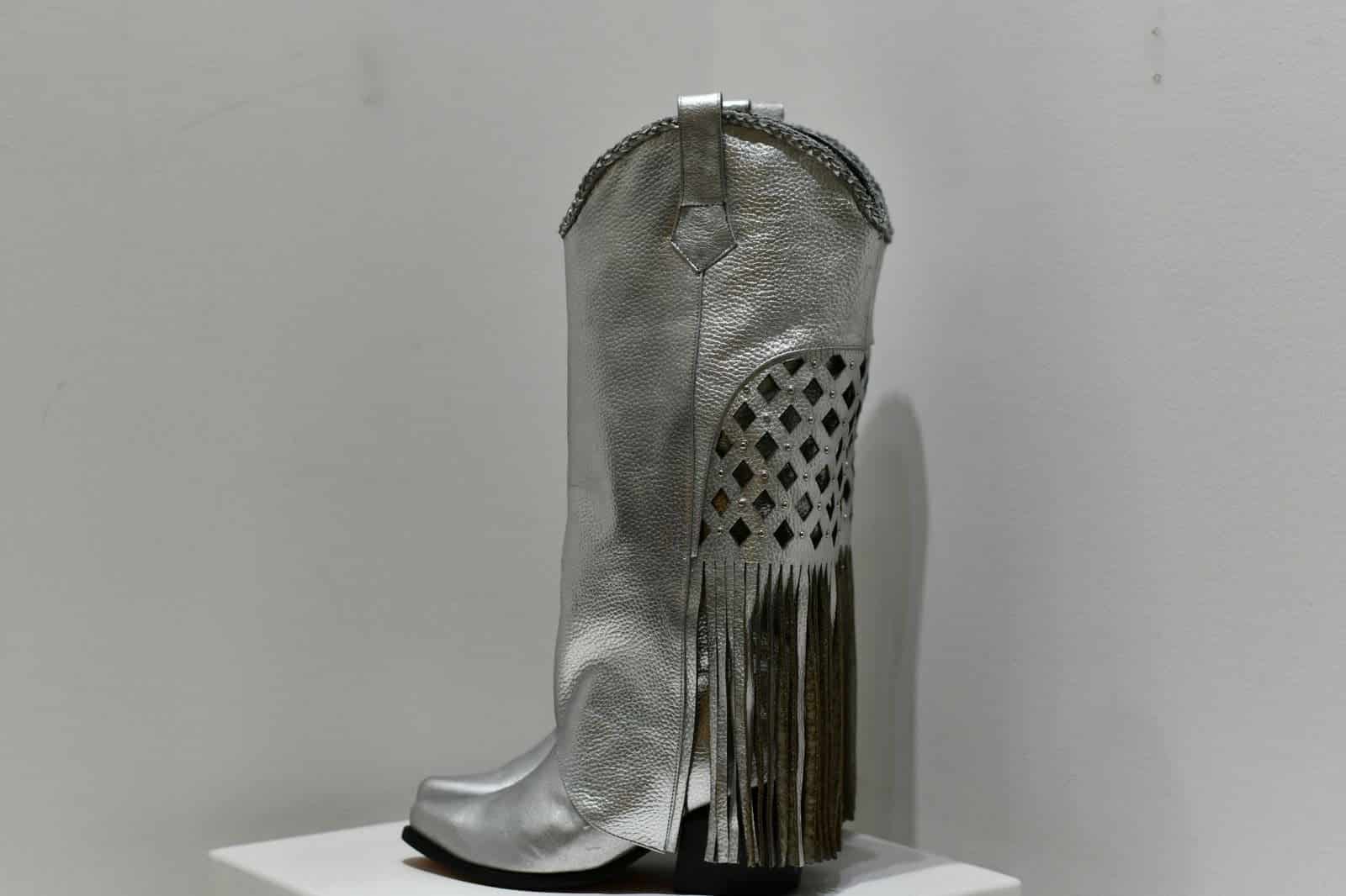 Bota Clau Macramé Plata - miniatura 1