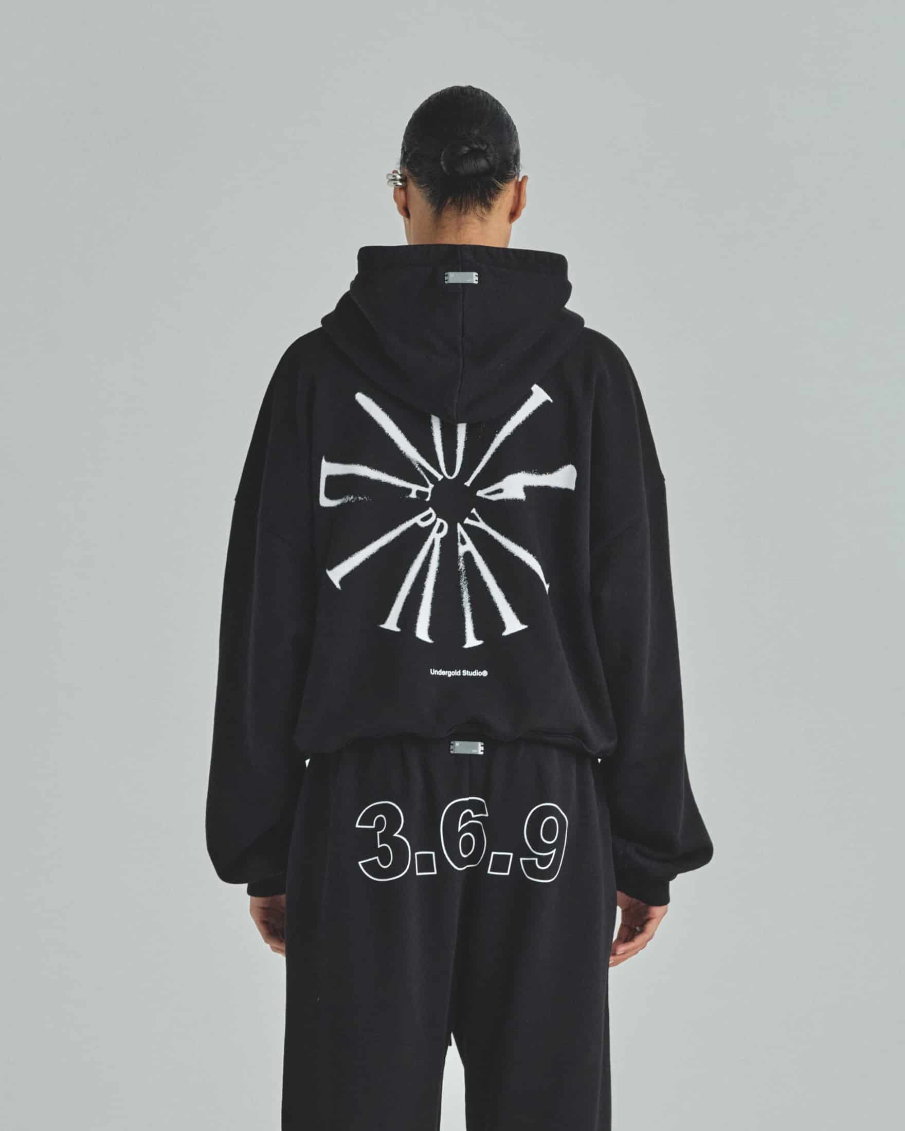 Spring Pray 4 Love Boxy Fit Hoodie Black - miniatura 6