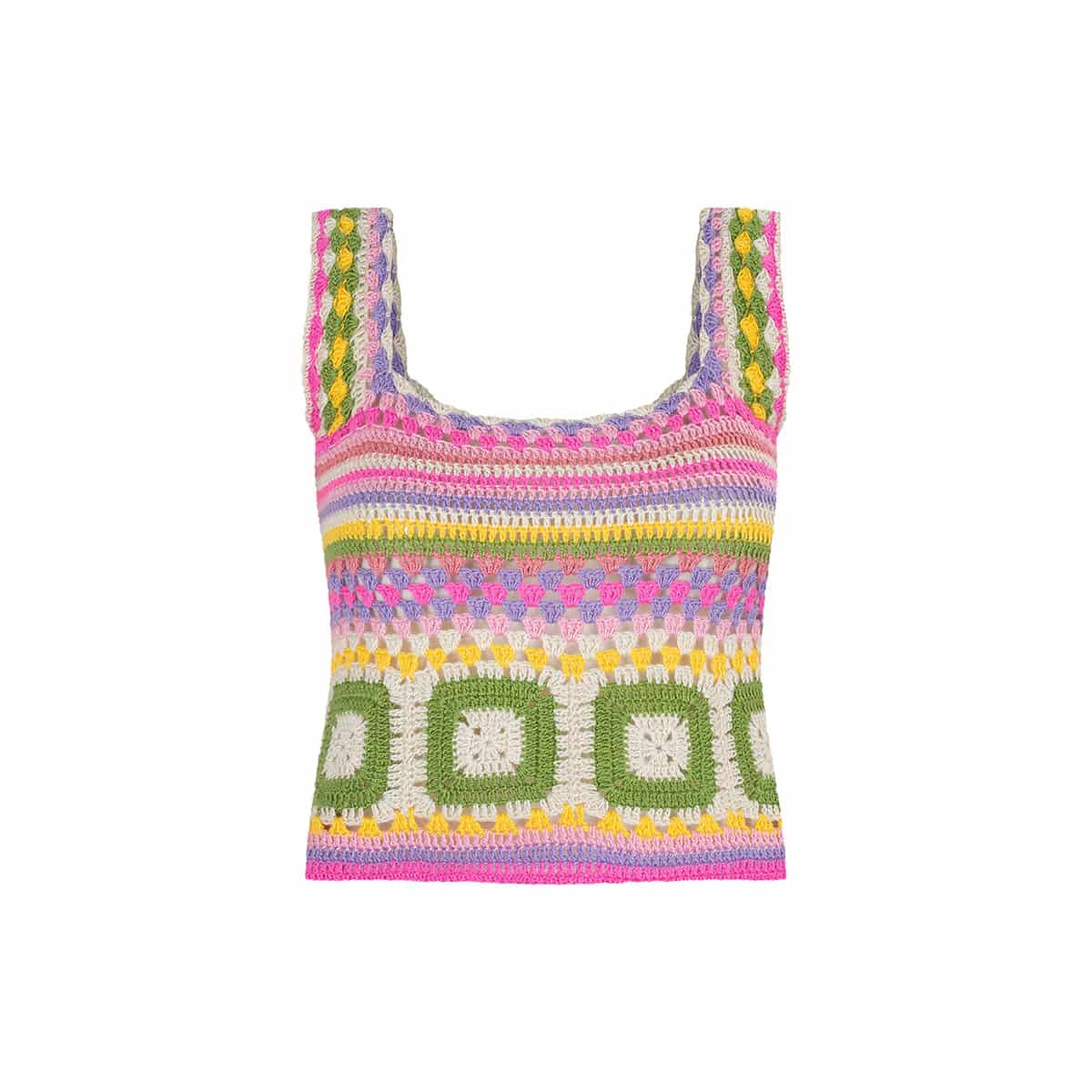 Crochet Knitted Top - Limón - miniatura 1