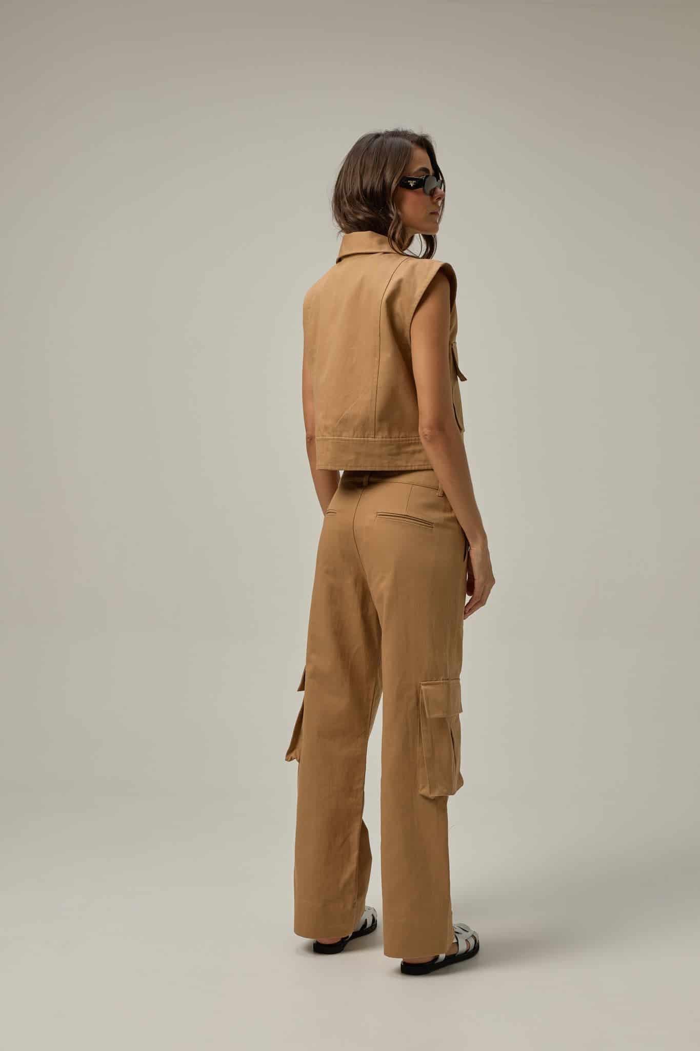 Chaleco Irene | Khaki - miniatura 5