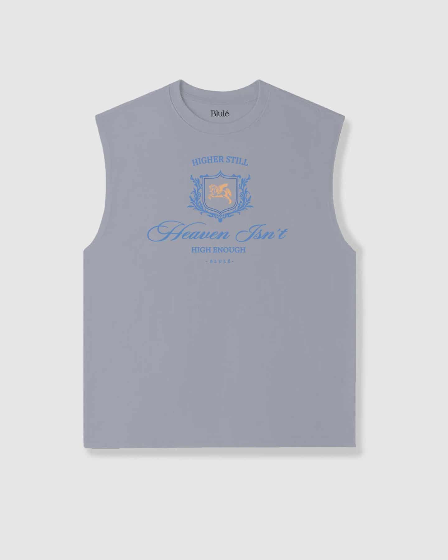 Oversized Sleeveless Higher Still Grey - miniatura 1