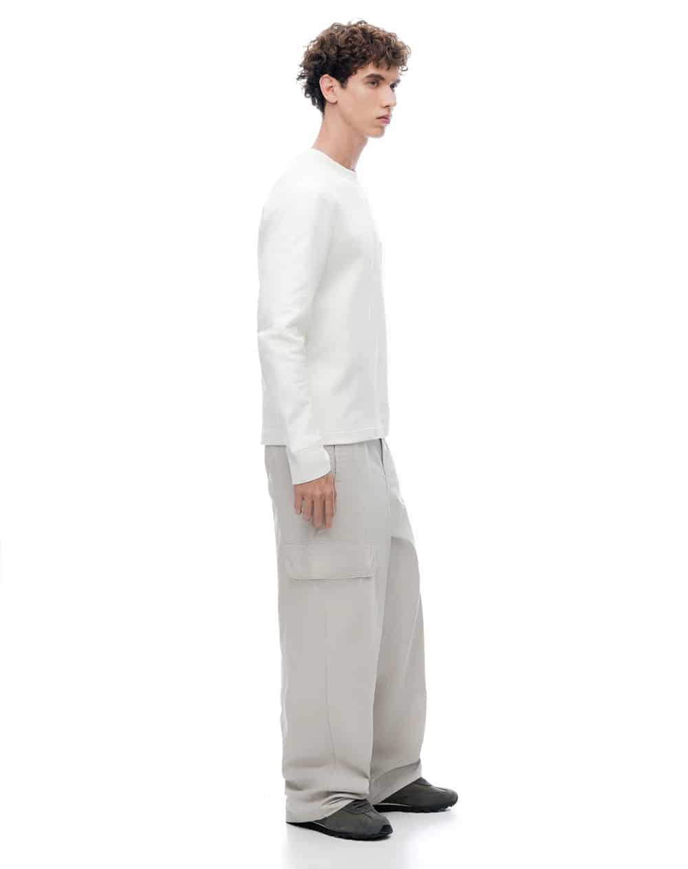 Pantalón tiro medio regular habano hombre - miniatura 4