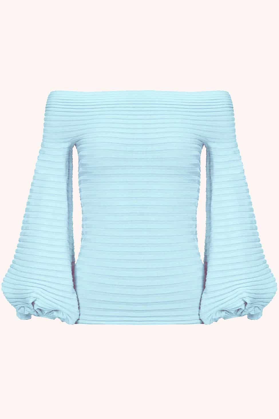 Conde Ribbed Blouse - miniatura 8