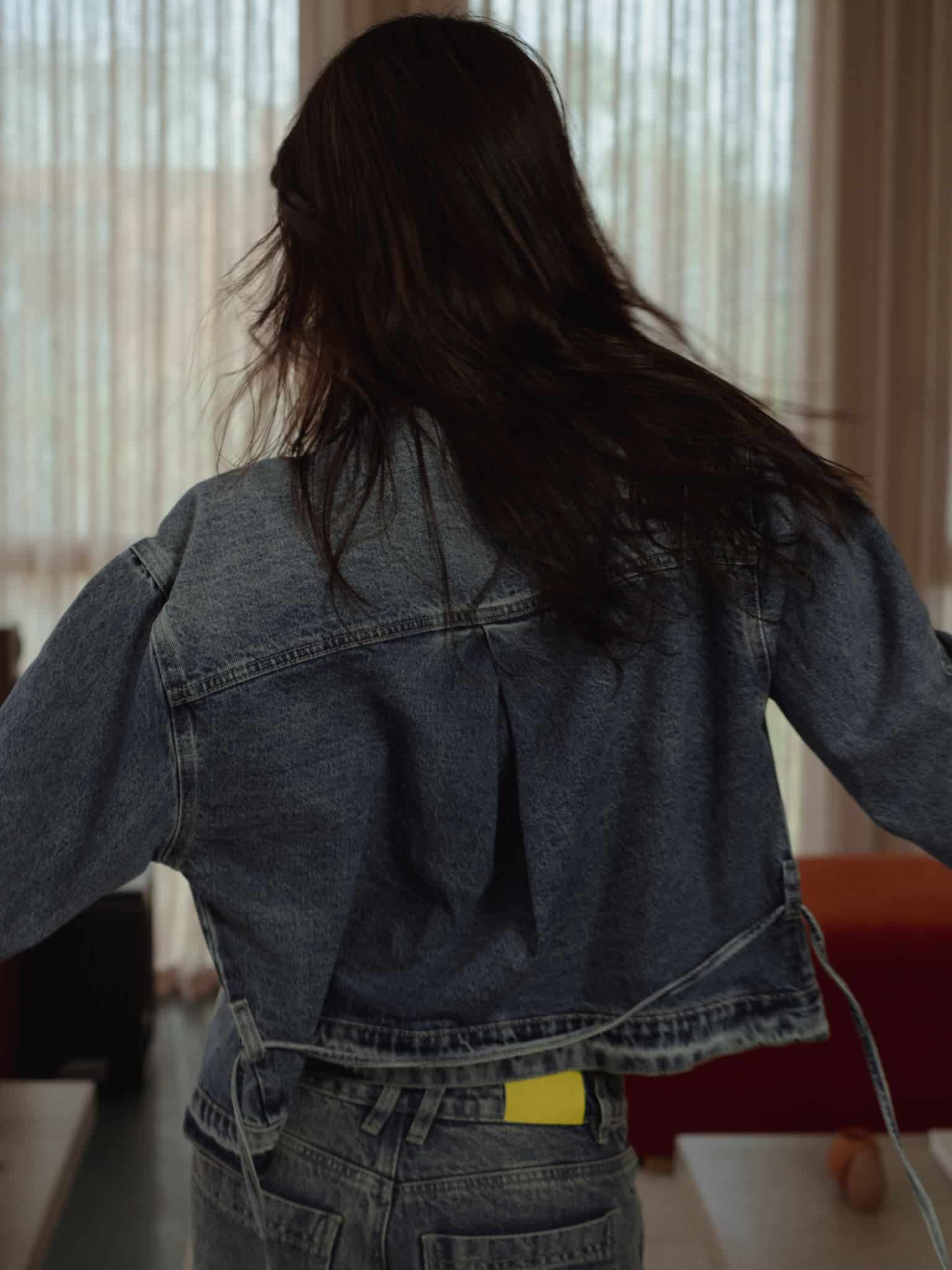 OVERLAY DENIM JACKET - CLASSIC BLUE - miniatura 8
