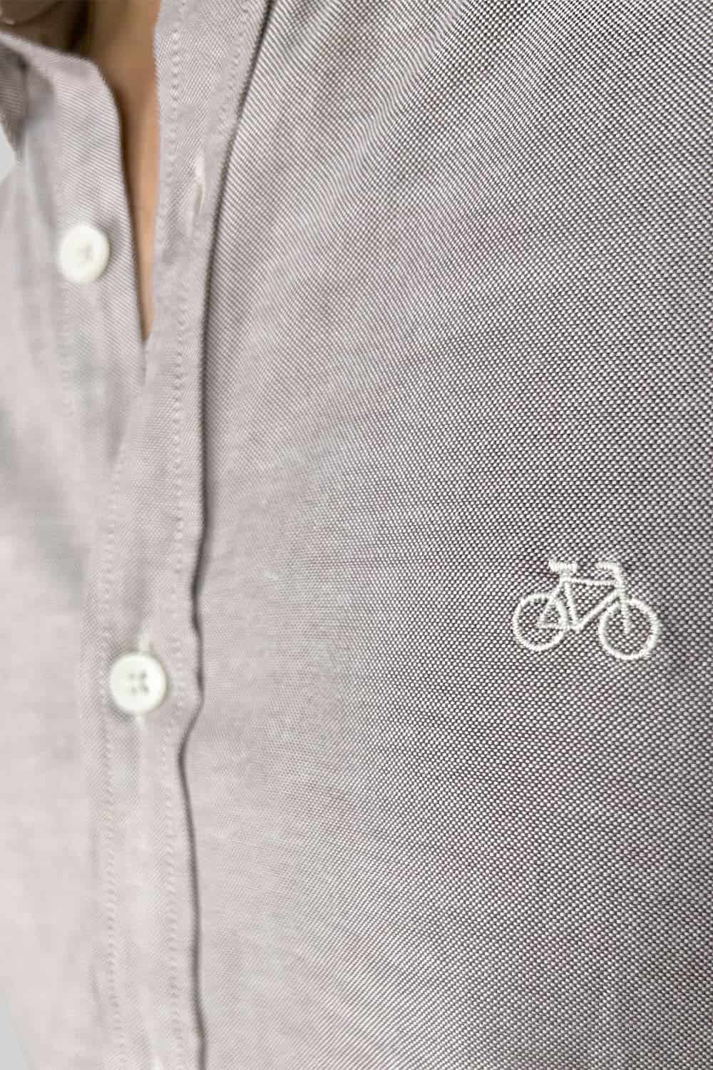 CAMISA OXFORD DOTTED GREEN - miniatura 3