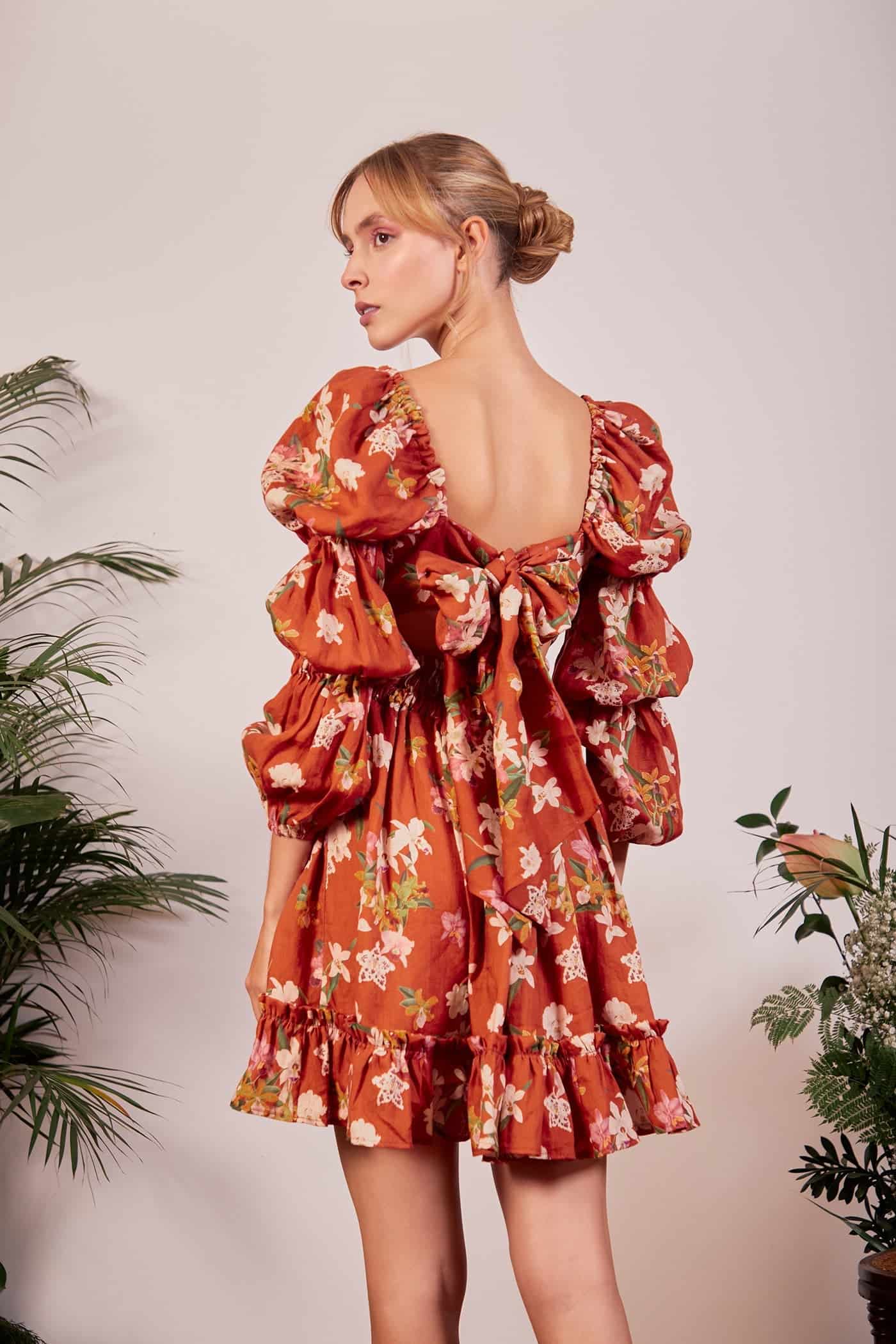 Caléndula Amore Mini Dress - miniatura 3