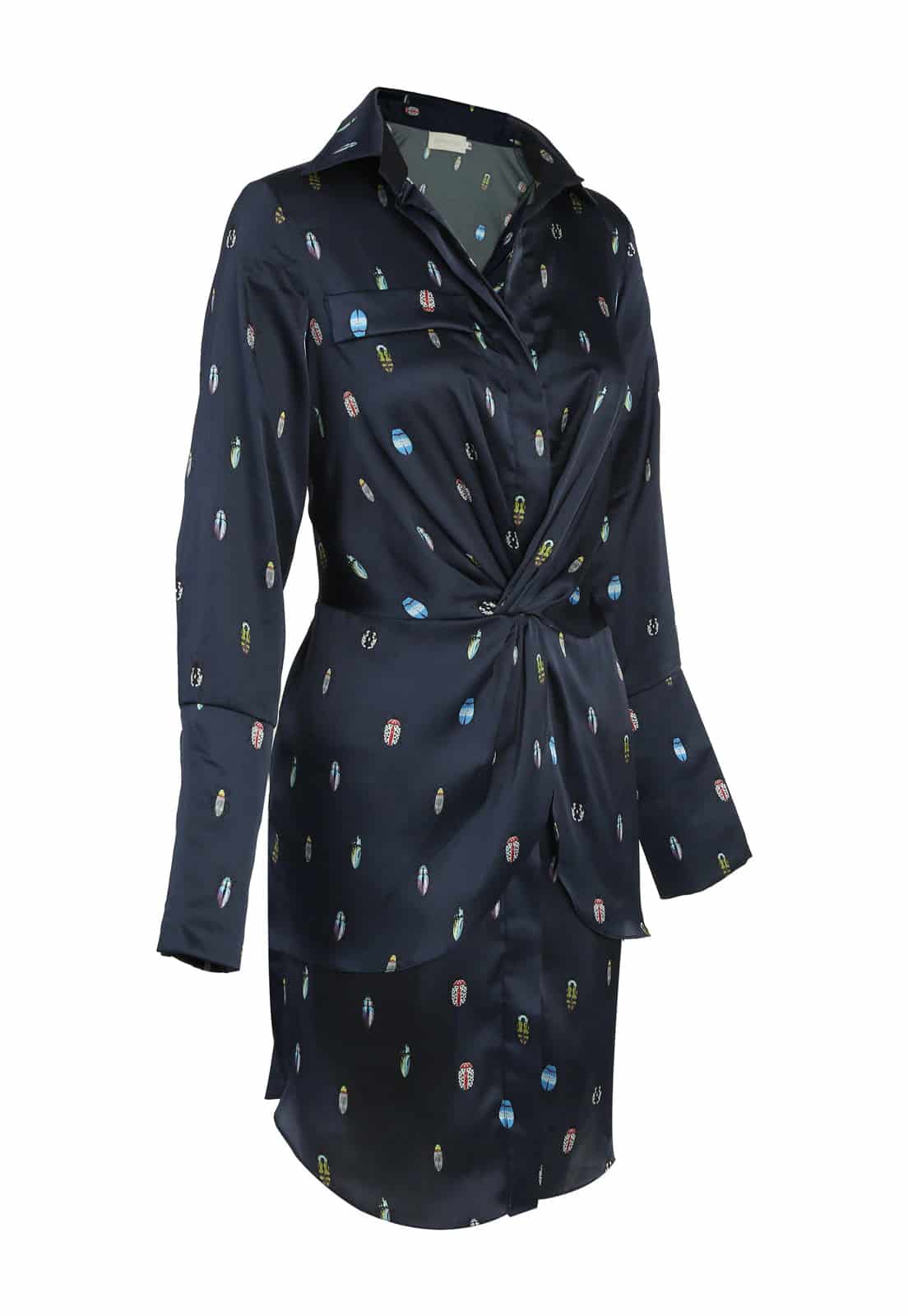 VESTIDO NUDO CUCARRONES - miniatura 3