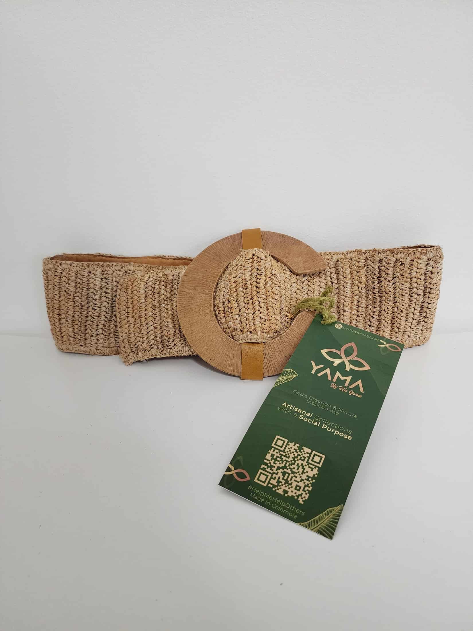 Natural Fiber Wood Belt - miniatura 2