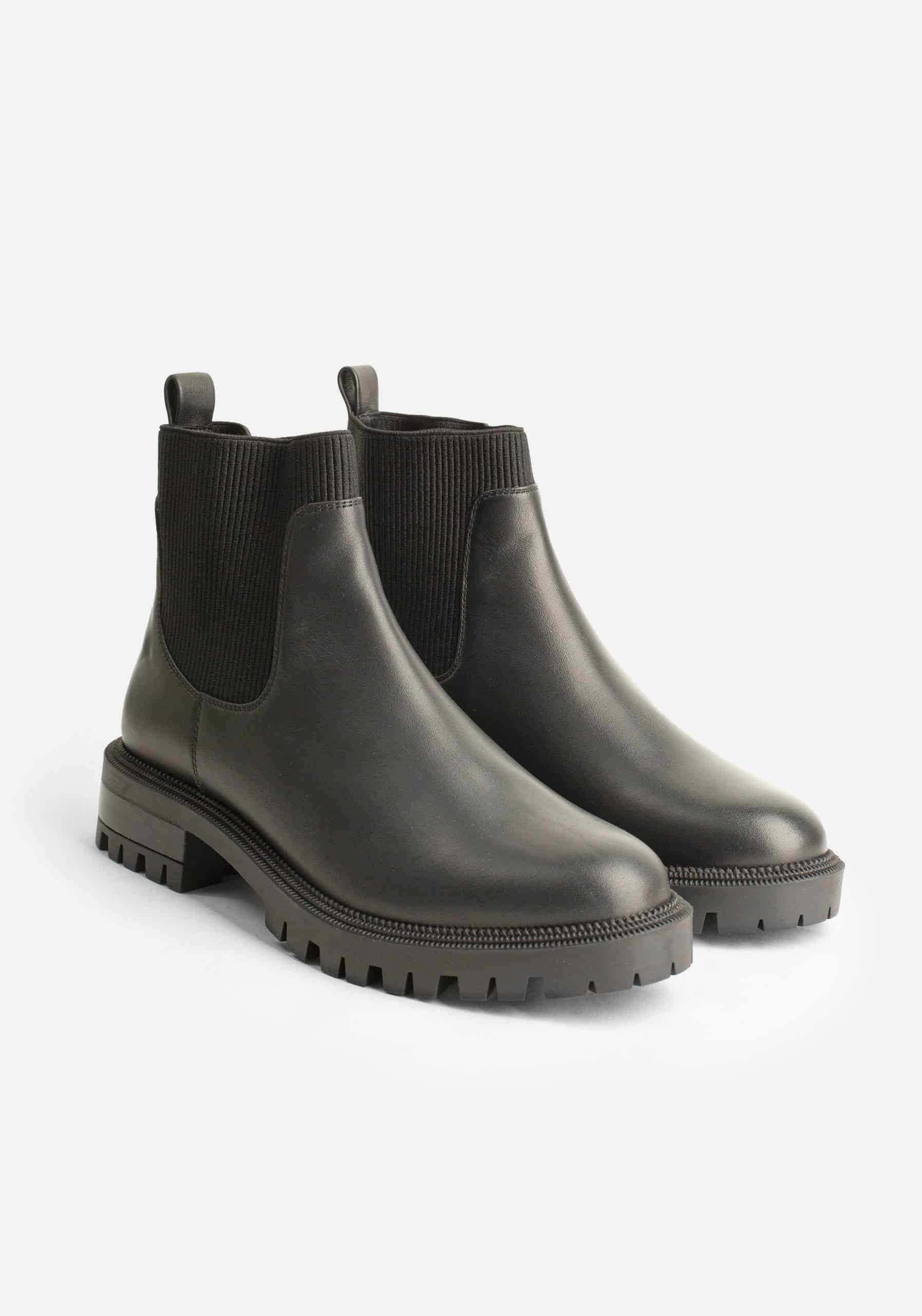 Botas Chelsea Mujer Negro - miniatura 4