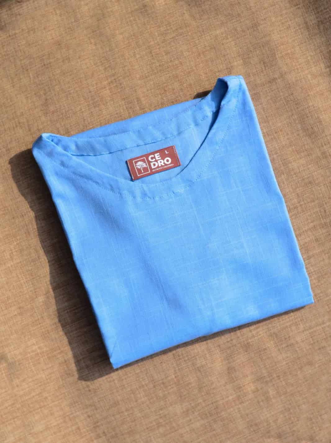 CAMISETA LINO ALGODÓN - miniatura 4