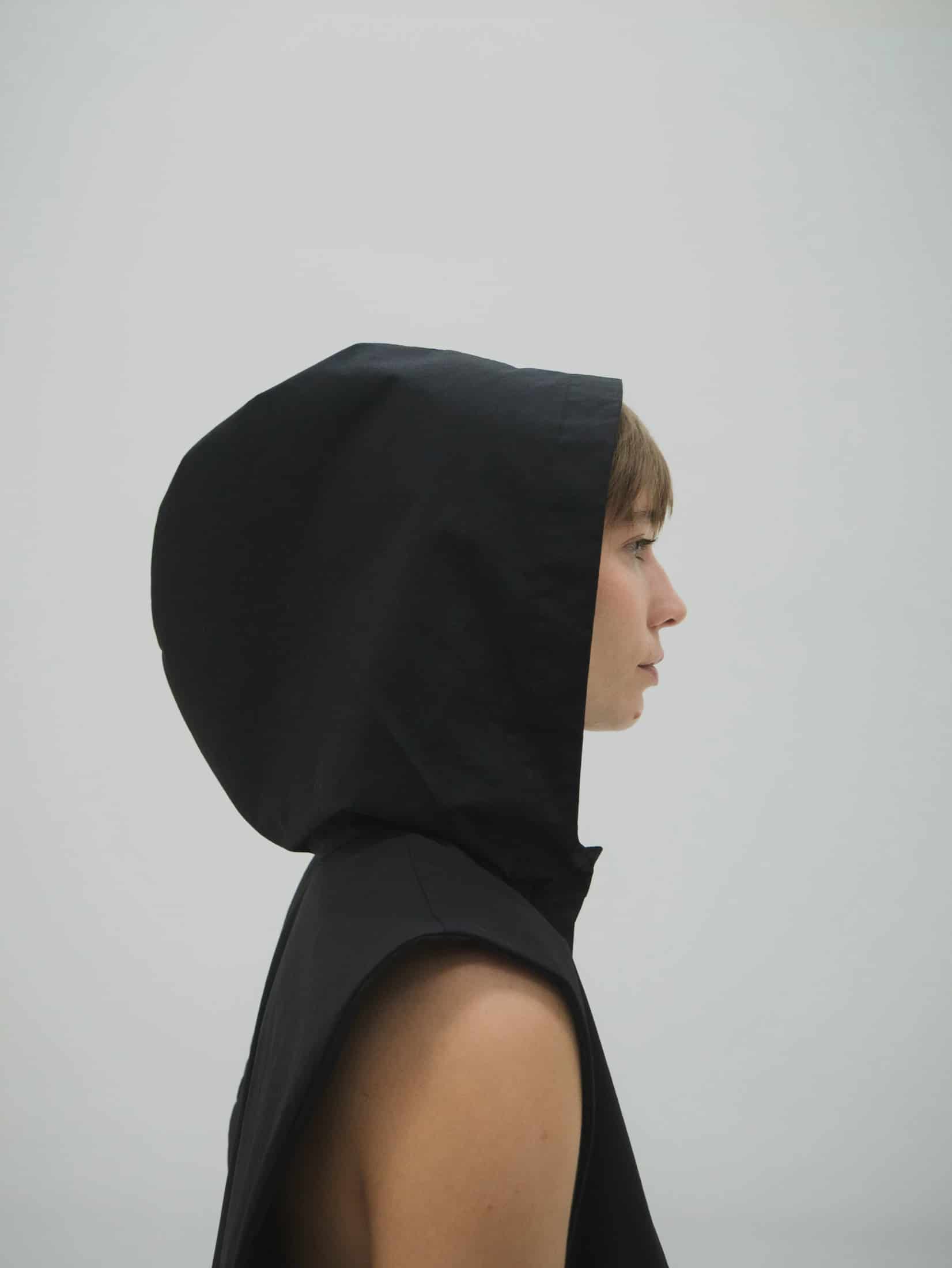 Hooded shirt-dress Woman - miniatura 5