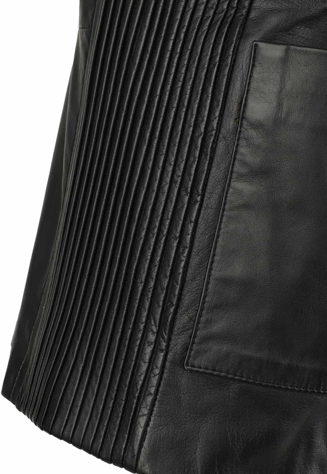 FURROWS LEATHER BLAZER - miniatura 8