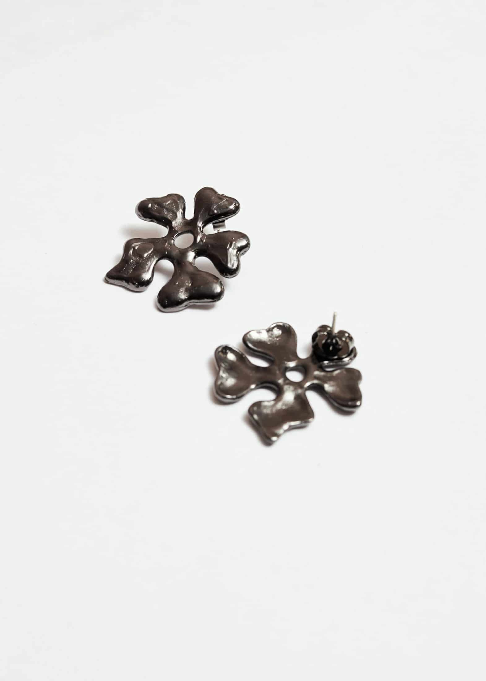Aretes Flora Onix - miniatura 2