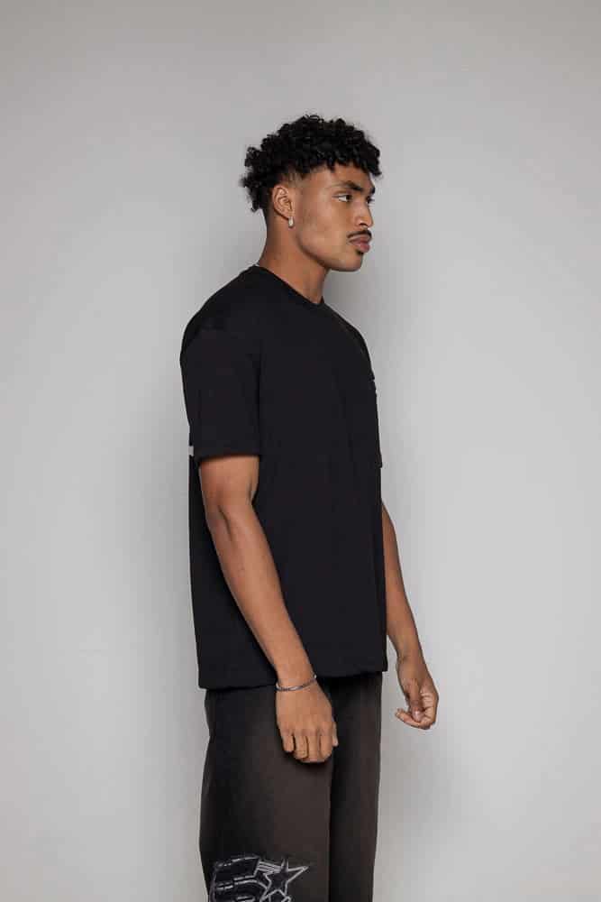 Camiseta Courage Regular-Negra - miniatura 6