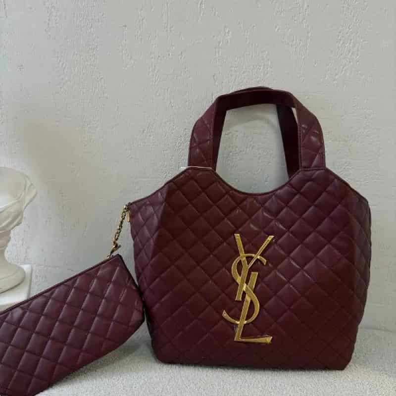 BOLSO YSL VINOTINTO GRANDE - miniatura 2