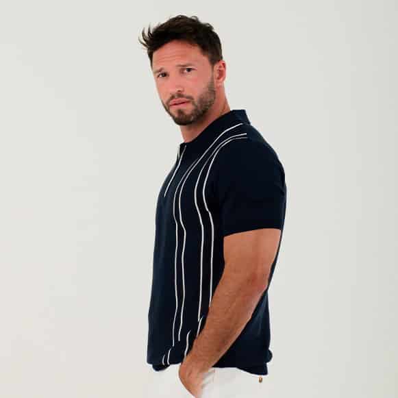 SUETER POLO MODA TEJIDO CON CORREDERA HO - miniatura 3