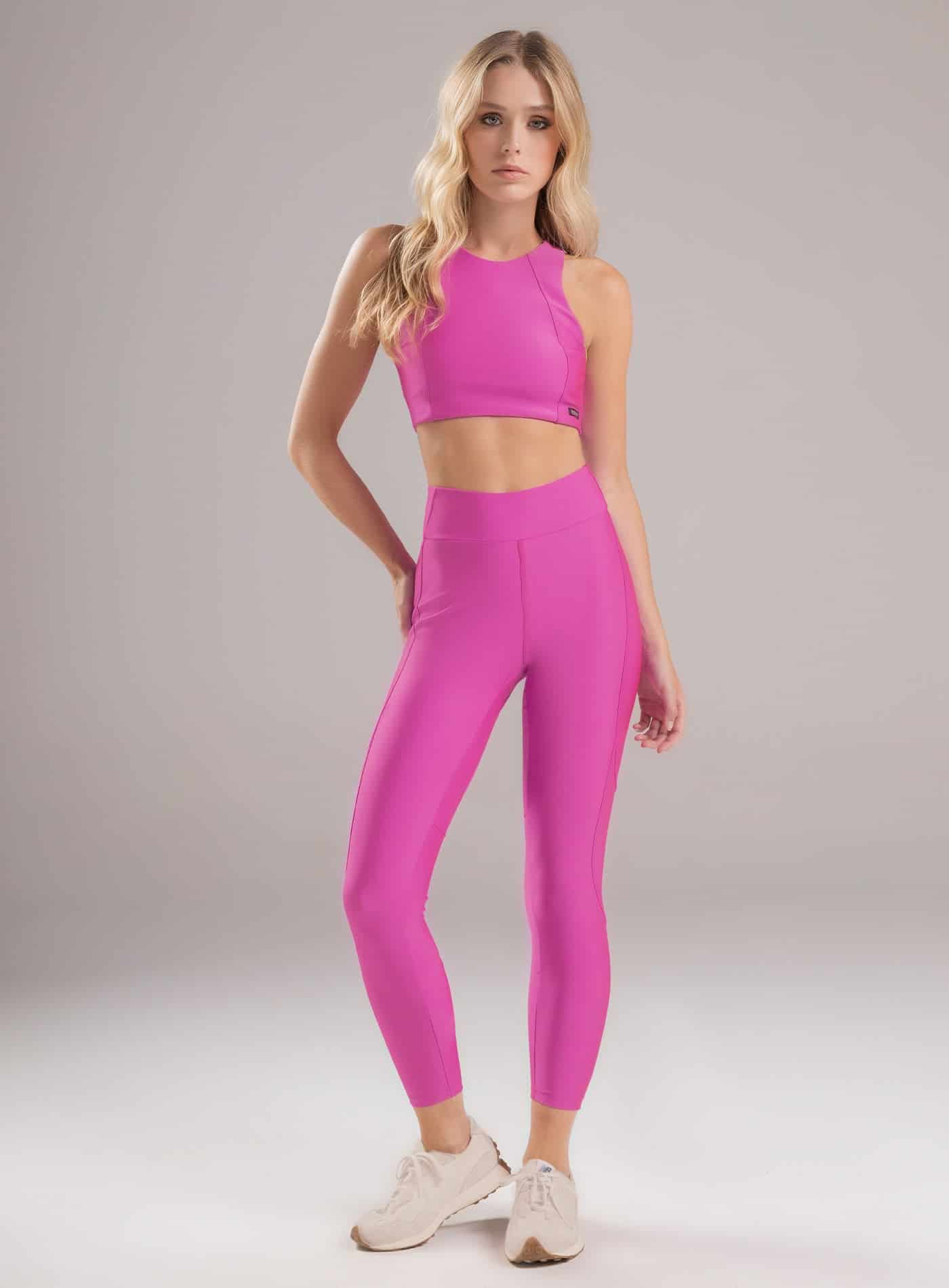 LEGGINS DEPORTIVO TELA EFECTO BRILLANTE -  PRECIO ESPECIAL - miniatura 1