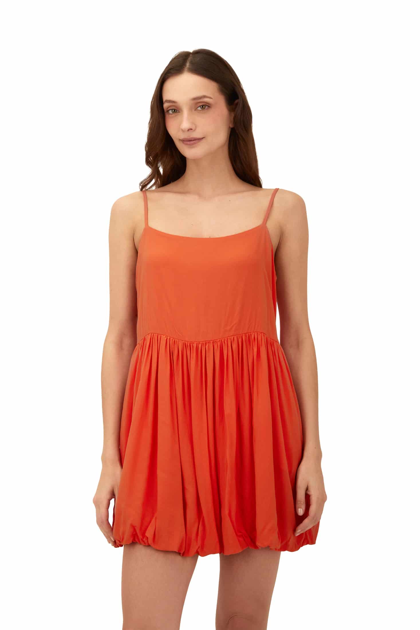 Brisa Tangerine Drift Dress - miniatura 1