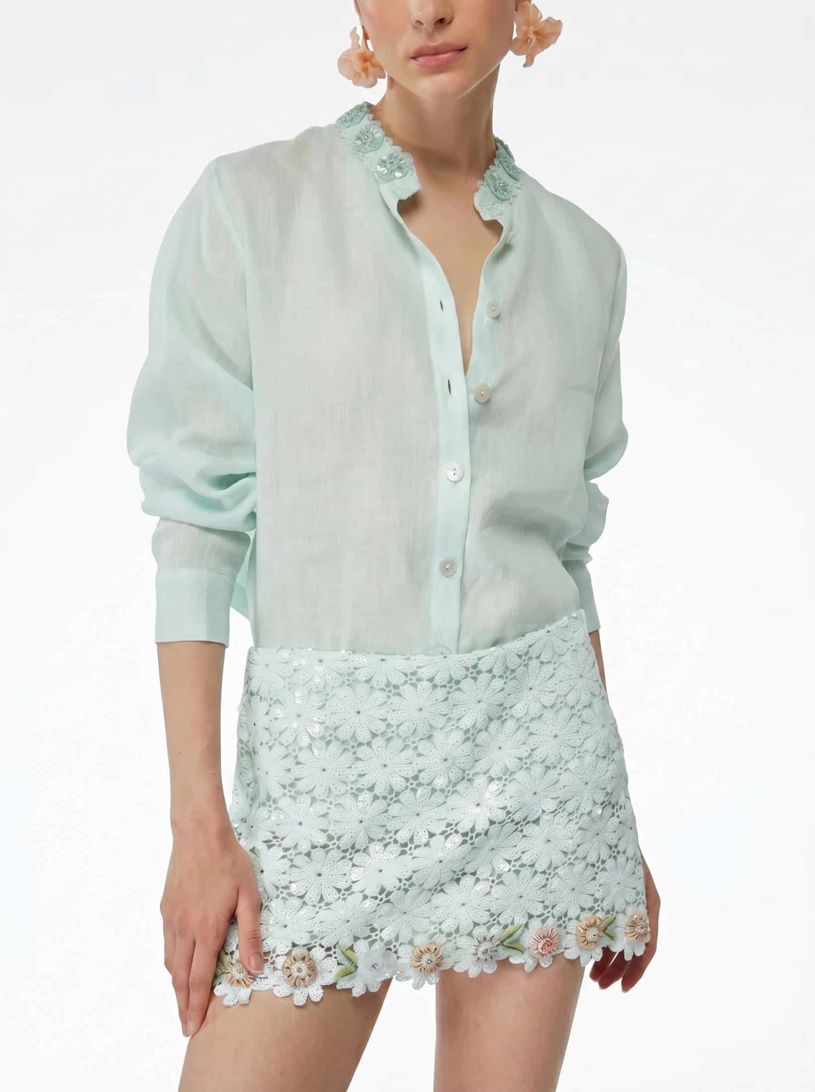 CAPUCINE SHIRT SAGE - miniatura 1
