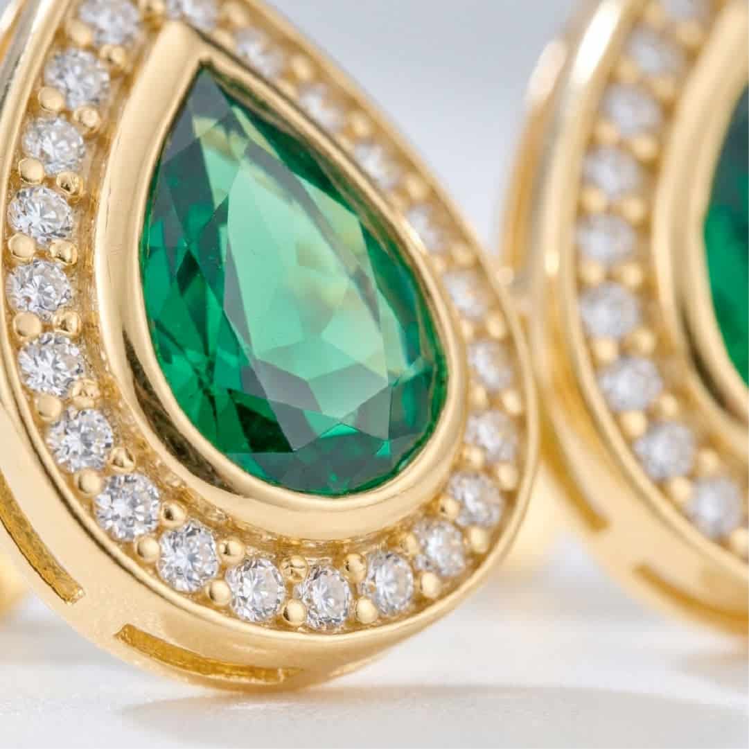 Aretes Aqua Esmeralda - miniatura 3