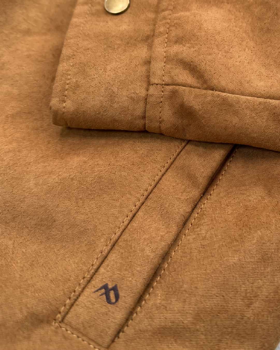 Chaqueta Cambridge Gamuza Camel Mujer - miniatura 8