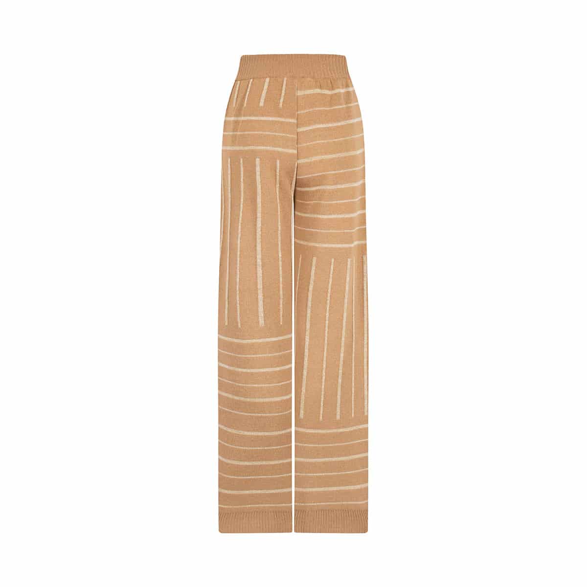 PANTALON NOBU BEIGE-DORADO - miniatura 7