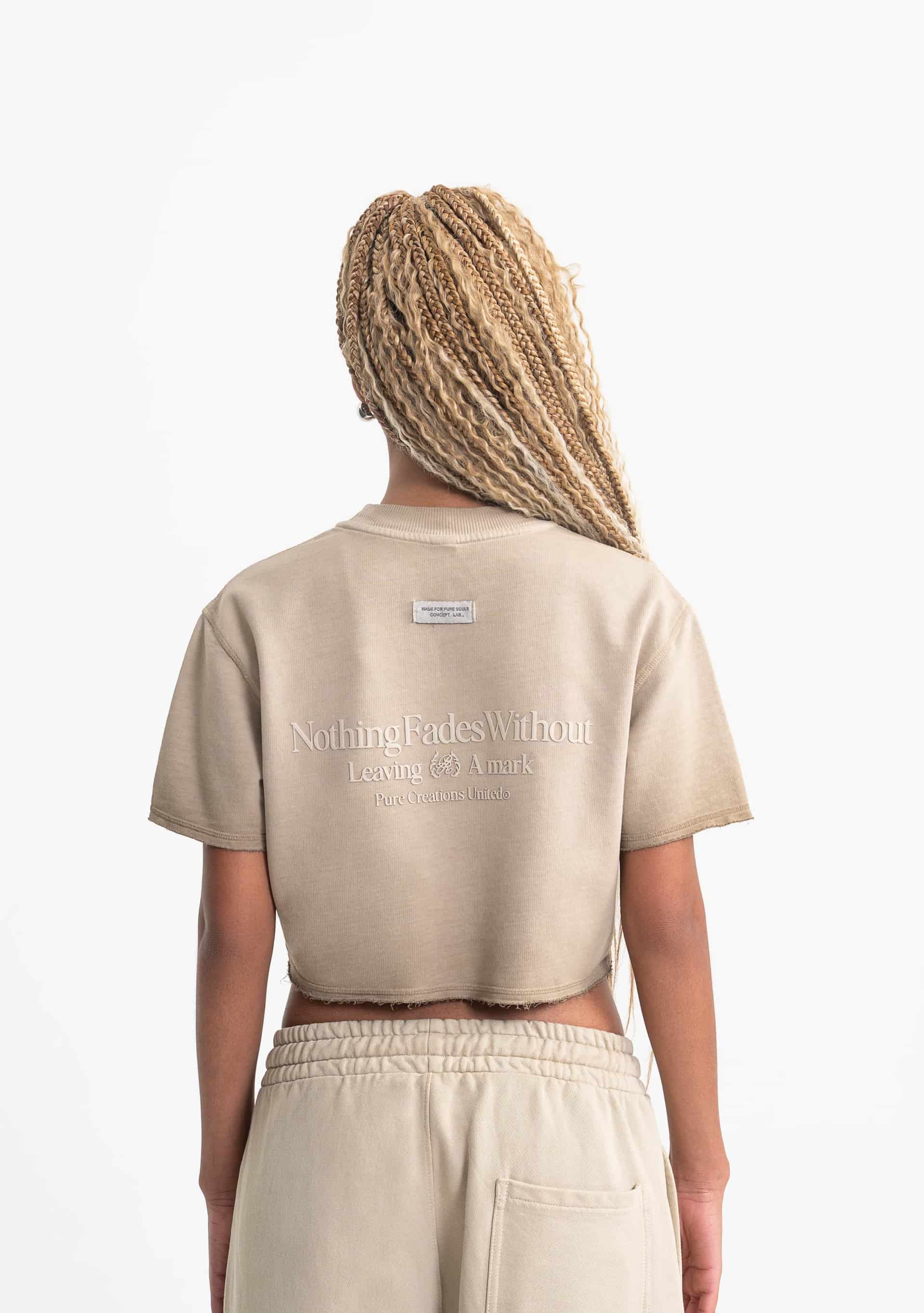 Rustic cream croptop - miniatura 3