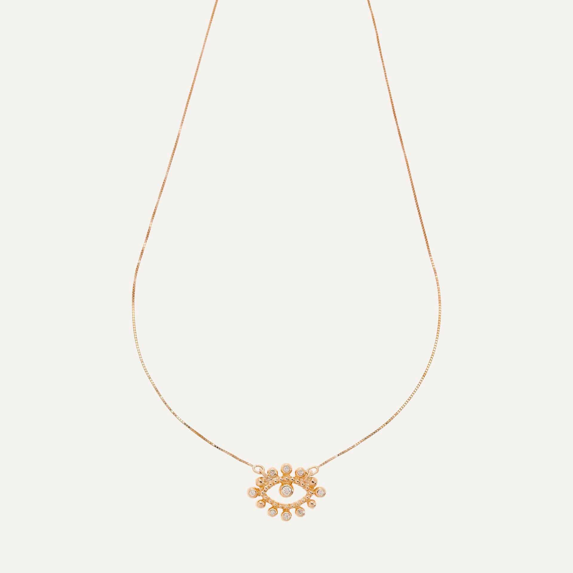 Cadena Diamond evil eye - miniatura 2