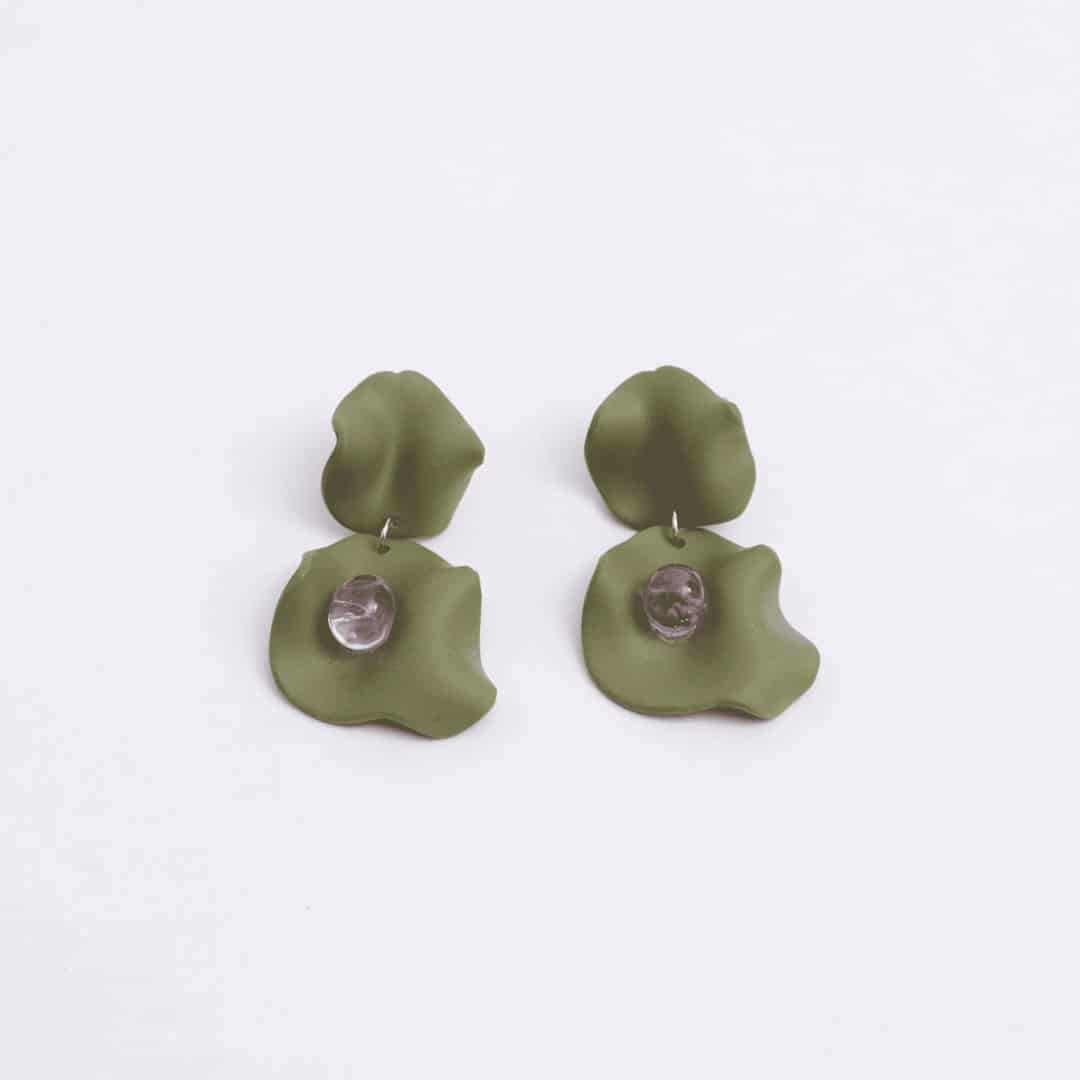 Aretes Lucié Petalo Doble - miniatura 9