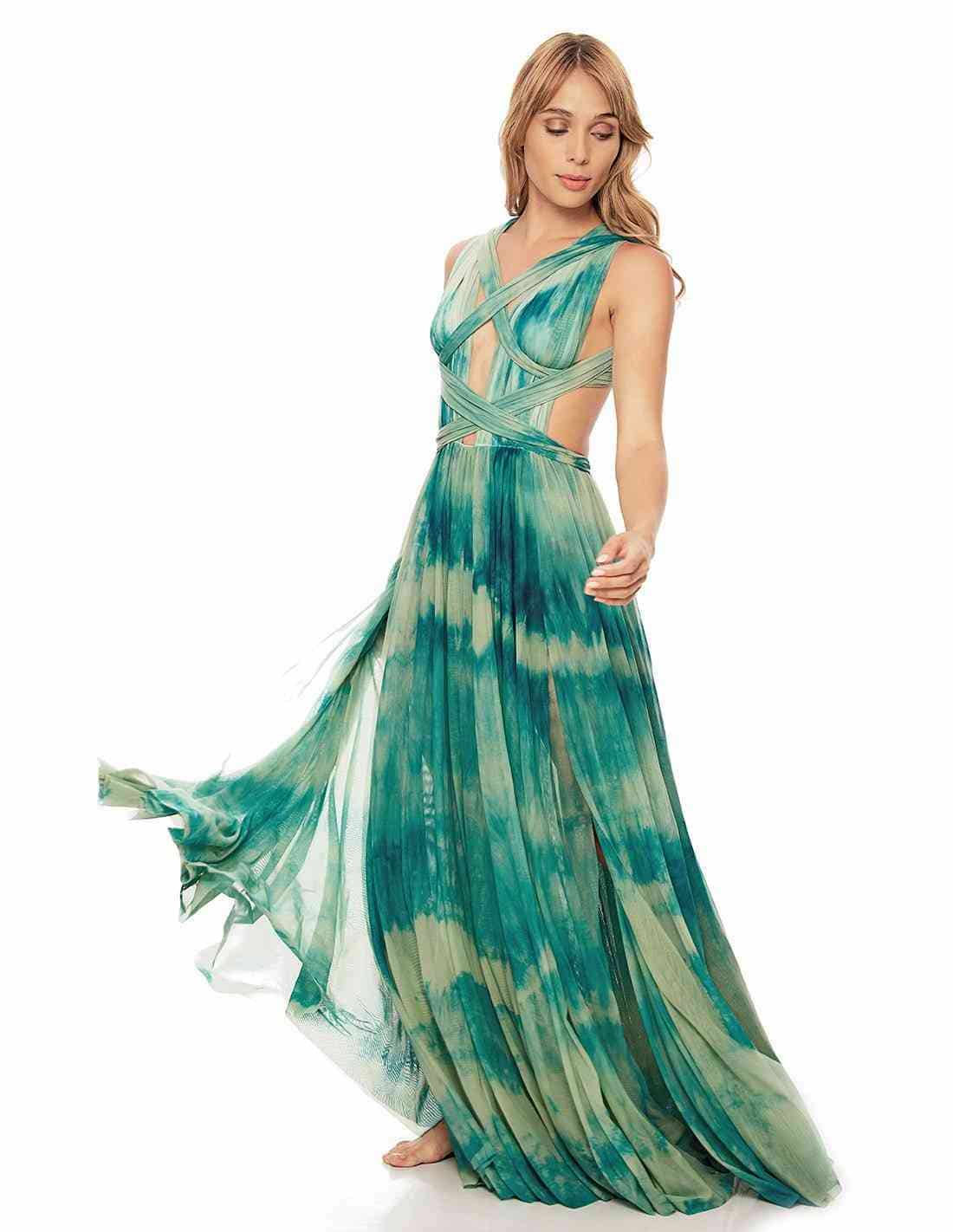 Vestido Hydra Aqua Manchado - miniatura 3