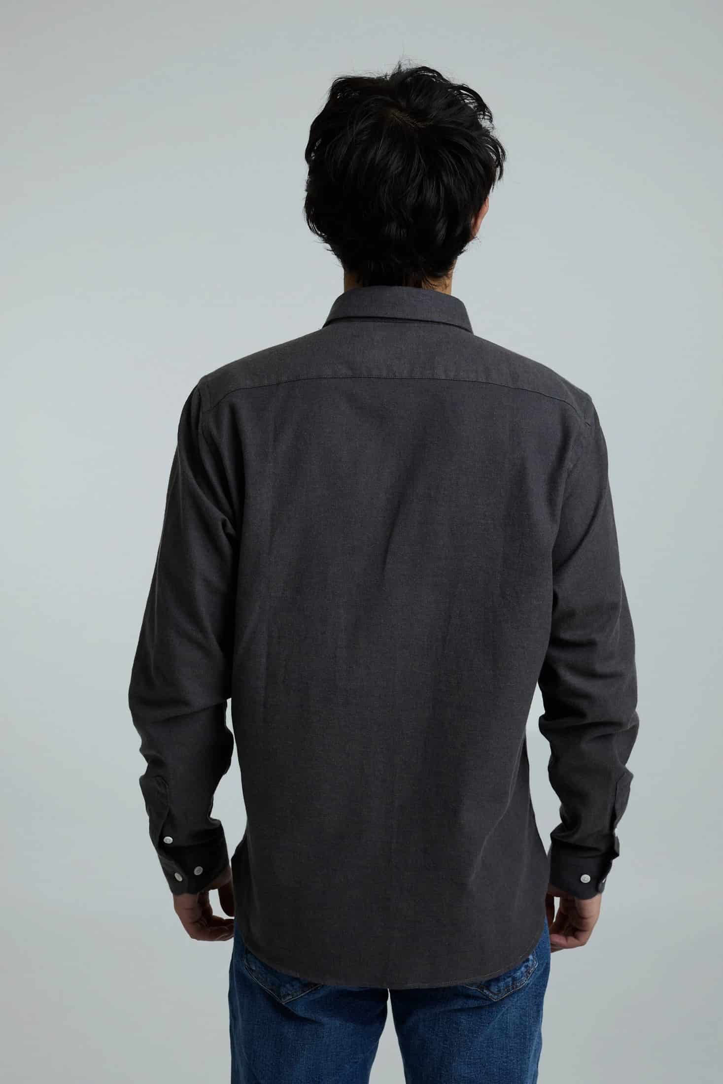 Camisa twill verde - miniatura 2
