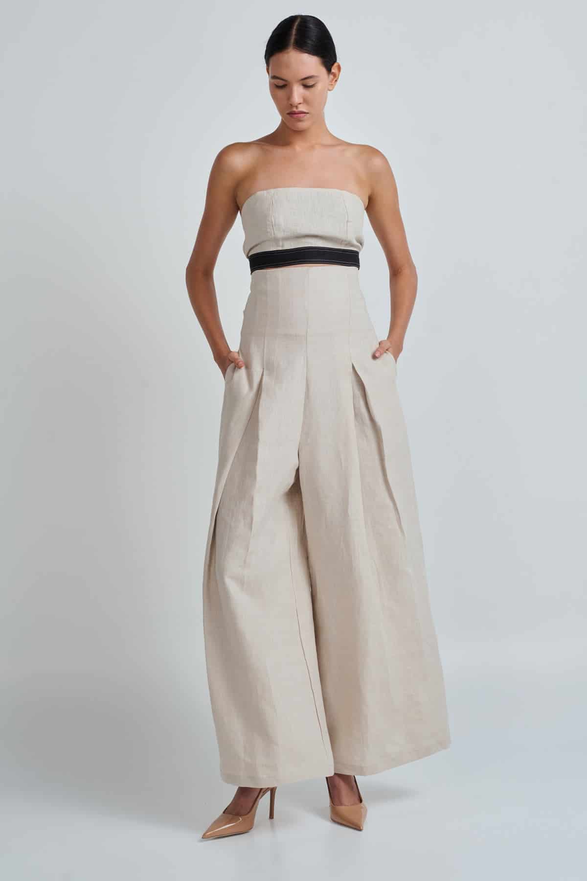 ATHINA PANTS NATURAL - miniatura 1