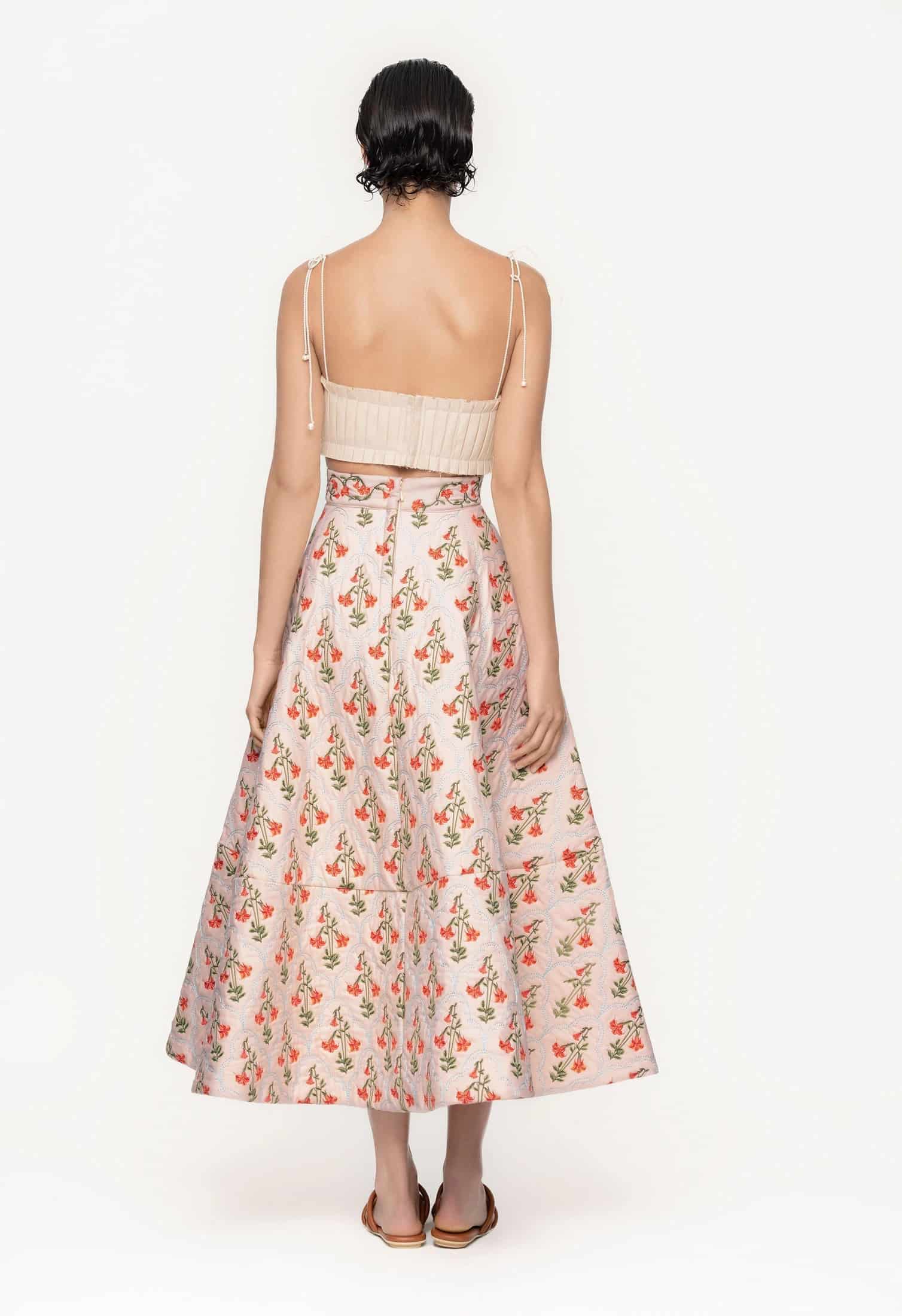 Bergamota Sabanero Atardecer Maxi Skirt - miniatura 5