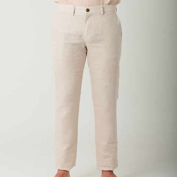 PANTALON 100% LINO - miniatura 17
