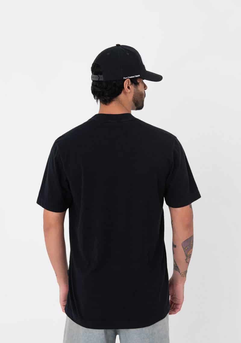 Atelier regular black t-shirt - miniatura 3