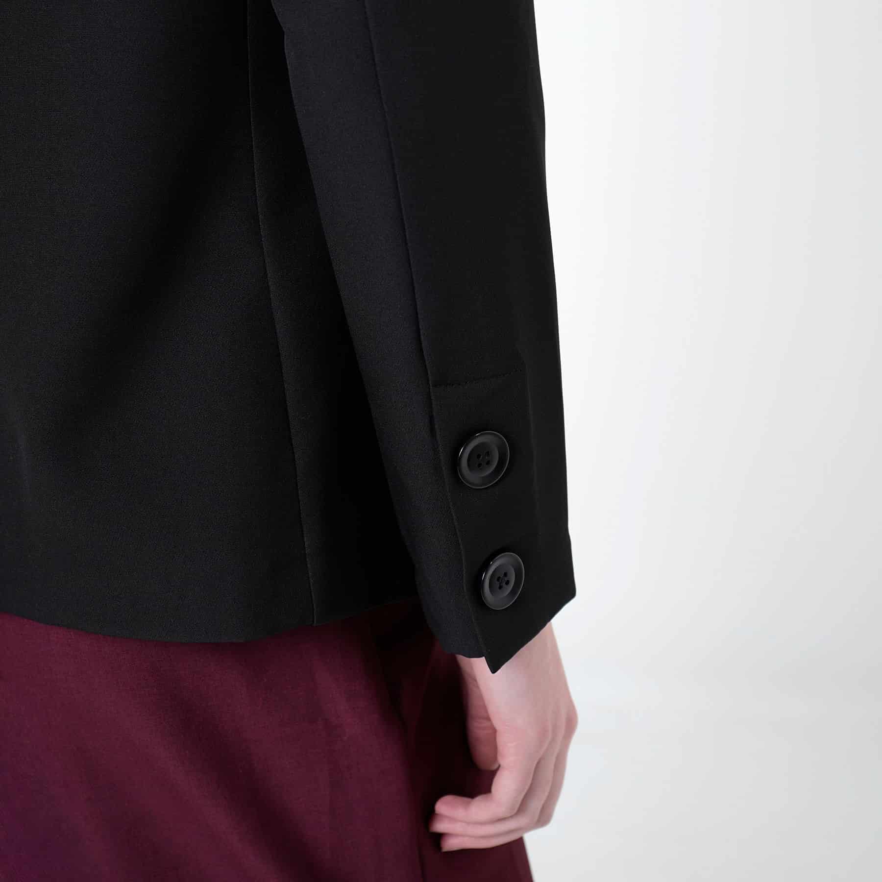 Chaqueta blazer básico con solapa y botones - miniatura 16