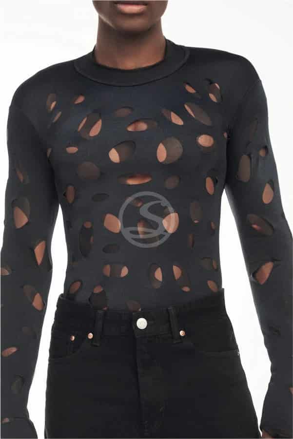 Mesh Holes Negro Santísimas Men Ref. S-632 - miniatura 3