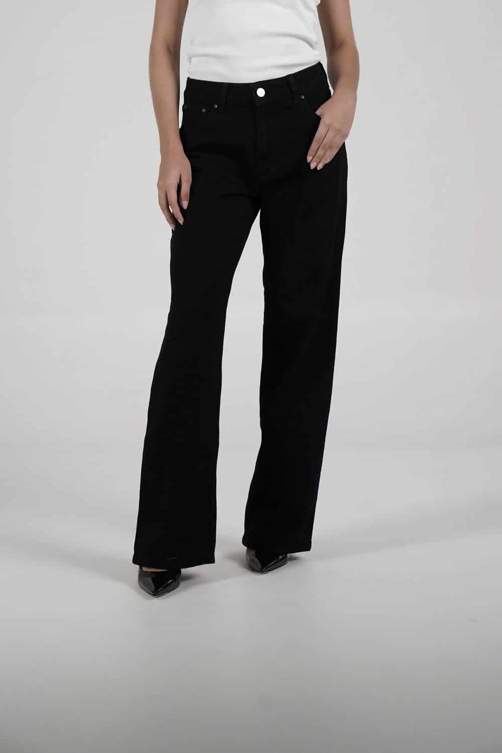 Double Star Black Jeans (Hot Pink) - miniatura 6