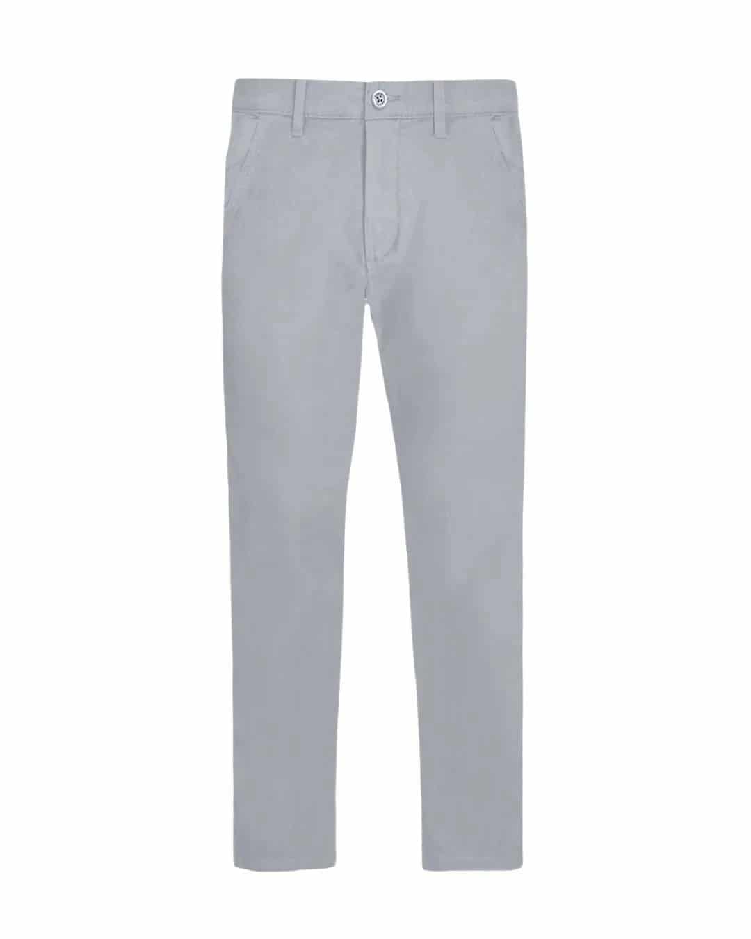 Pantalón Elastico Gris Claro - miniatura 7