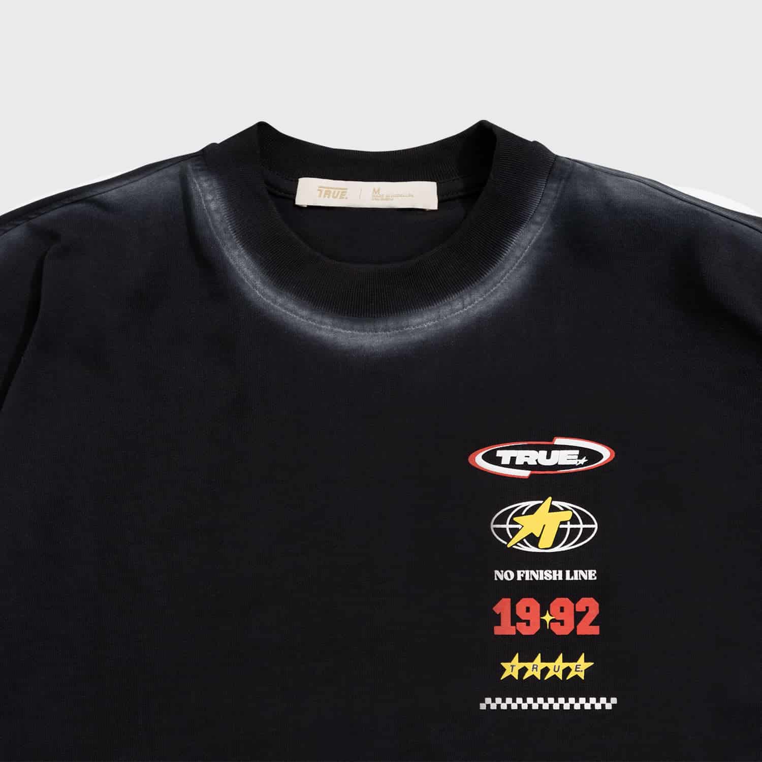 No Finish Line Oversized T-Shirt - Black - miniatura 6