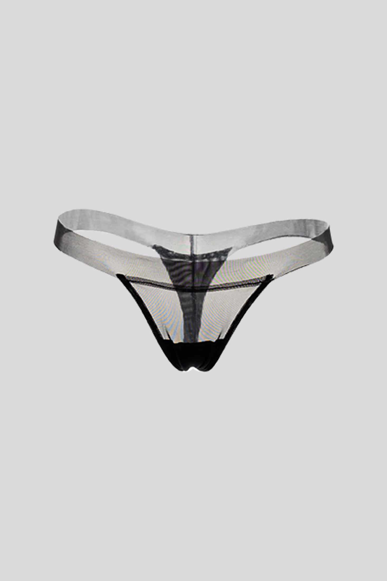 BRASILERA HILO ELLIPSE EN TUL INVISIBLE ULTRA COMODO ALMA LIMPIA NEGRO - miniatura 2