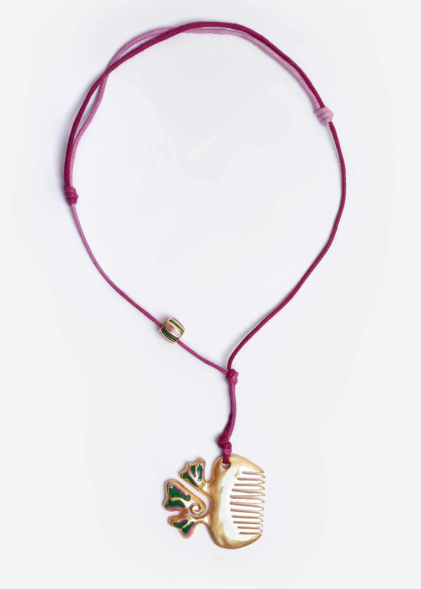 Collar Peineta Verde - miniatura 3