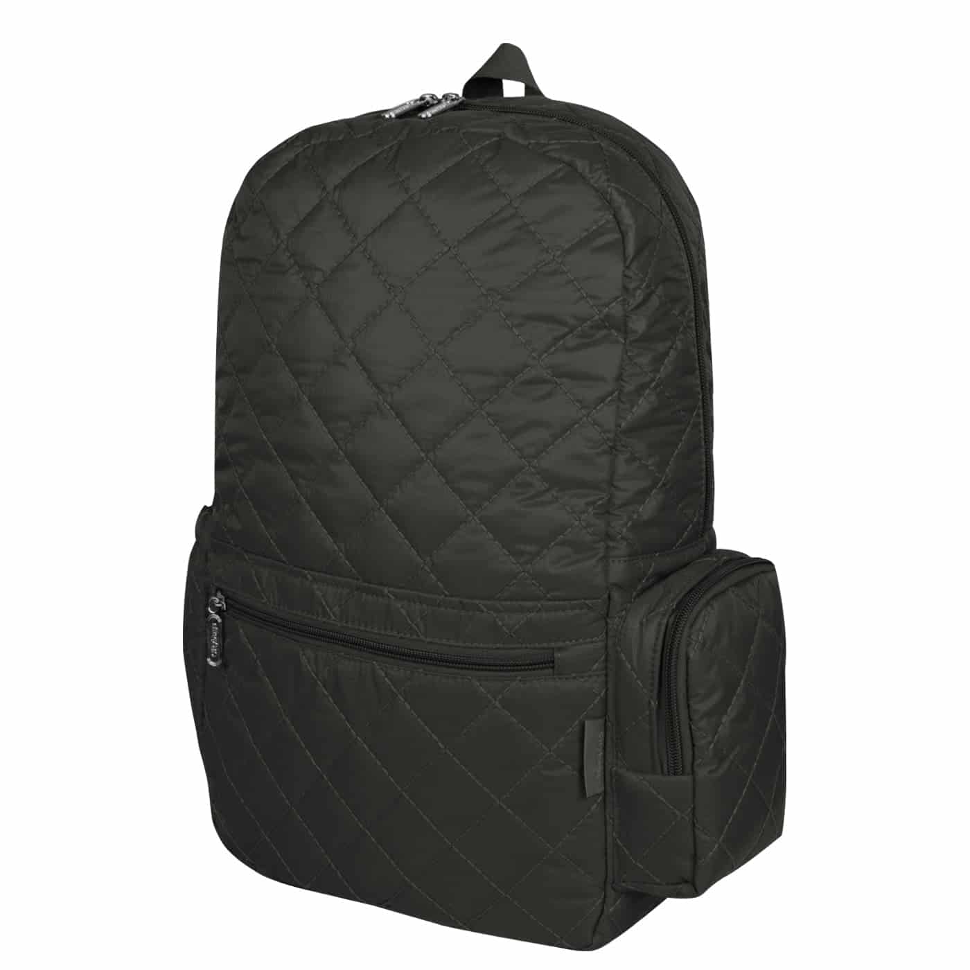 Morral Plegable Puffer Negro - miniatura 1
