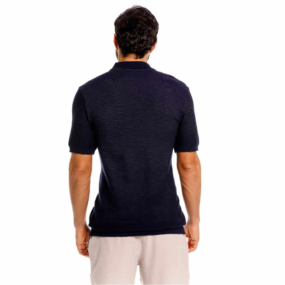 CAMISETA POLO MENDOZA AZUL - miniatura 1