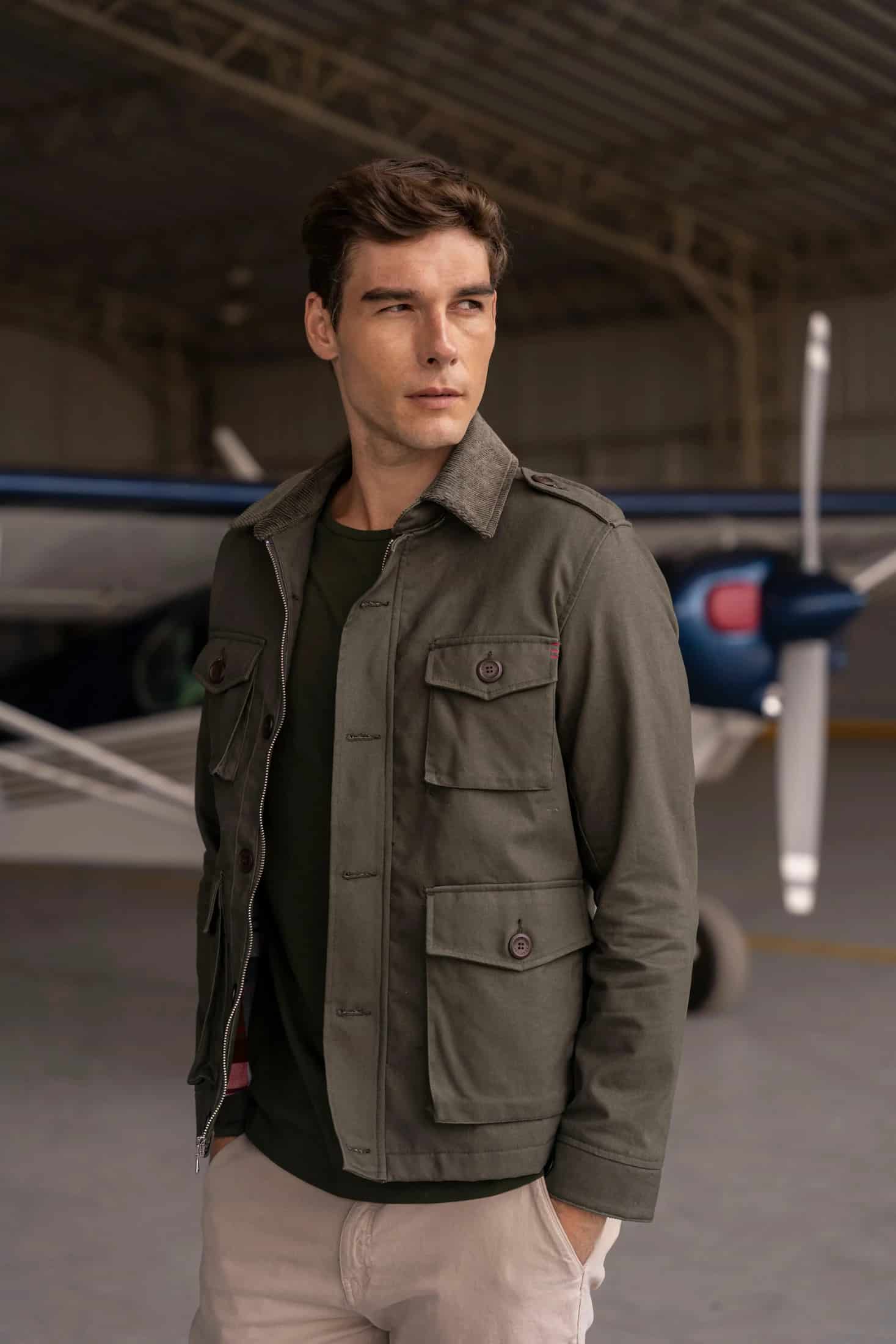 Camiseta Modern Professional Verde Militar - miniatura 3